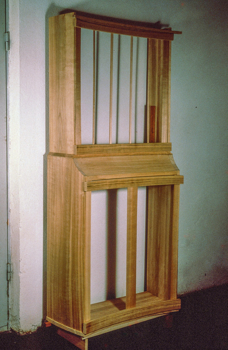 Showcase Cabinet of Cherry Wood